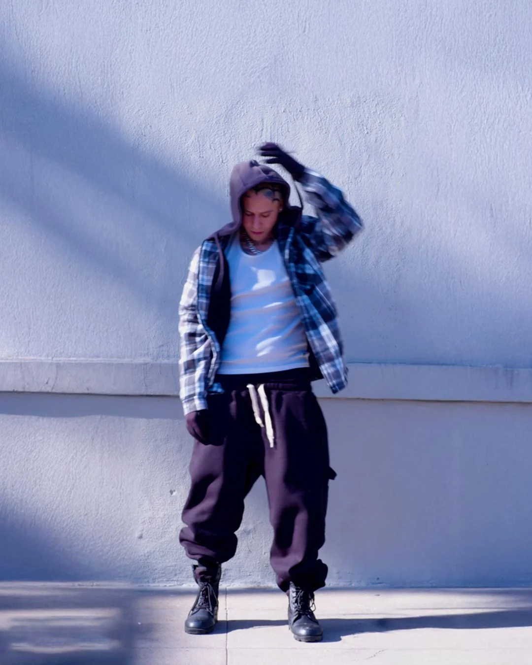 Black Baggy Carpenter Sweat Pants — Neo Blue Jeans – Made-in